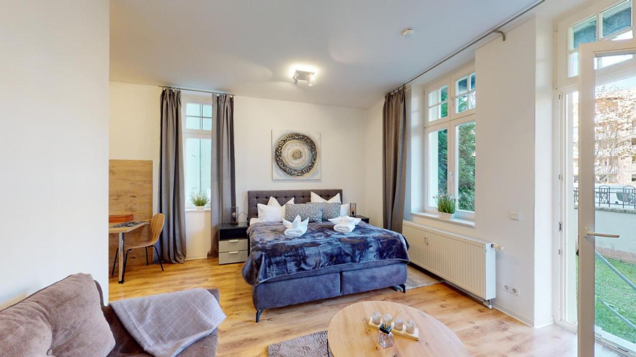SweetHome - Business-Apartment mit Kueche und Terrasse, NETFLIX, Stellplatz Magdeburg Exterior foto